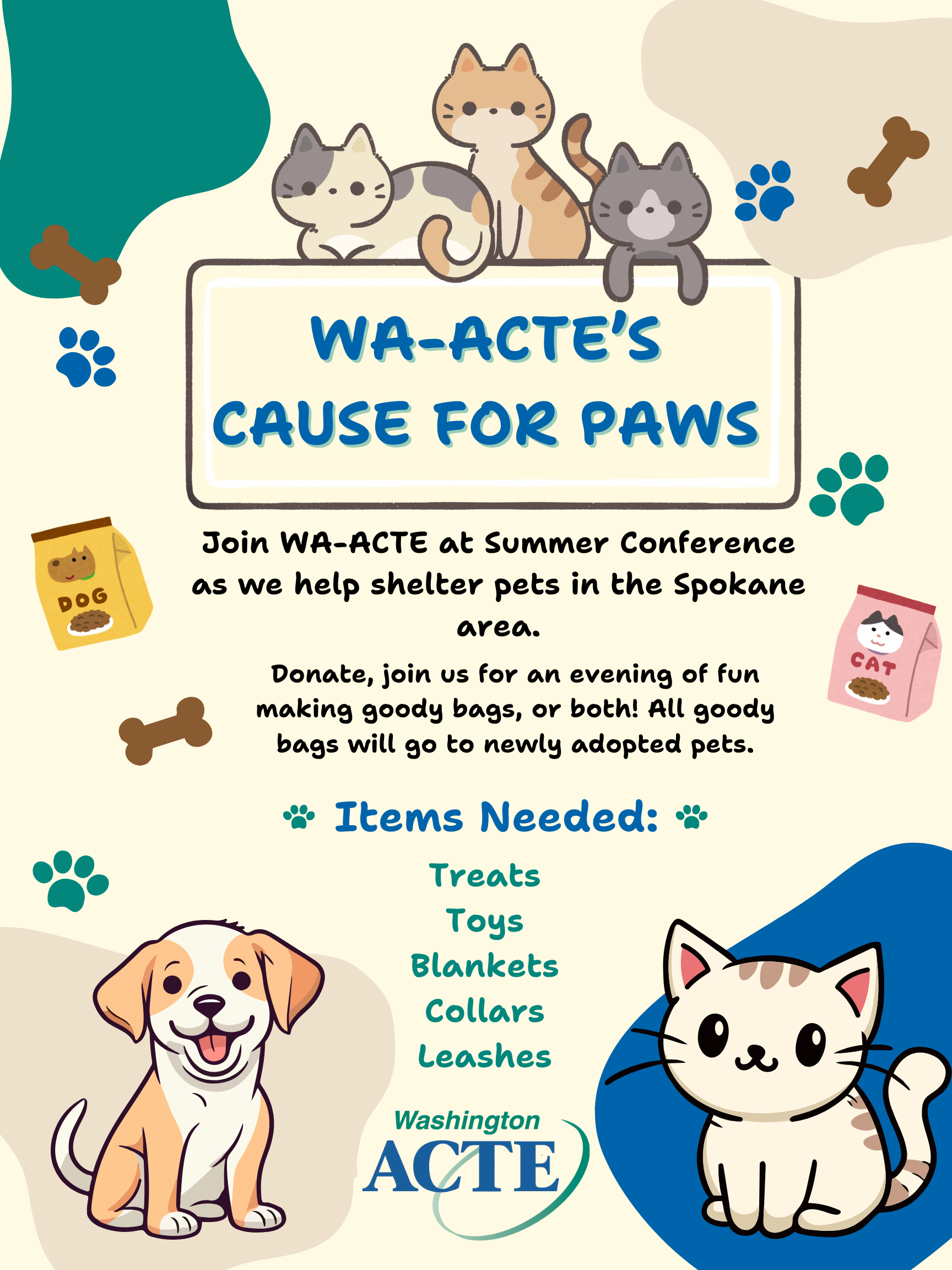 WA ACTE Cause for Paws 1